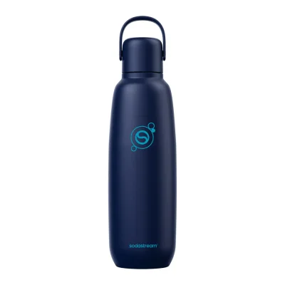 0.9L Sodastream fizz & go™ roestvrijstalen bruiswaterfles bosbes
