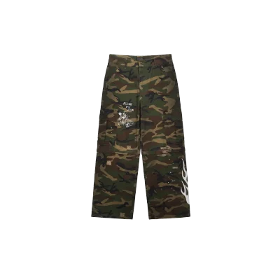 SLIT CAMO CARGOS