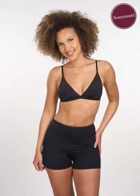 Shorty de Bain Menstruel Taille Haute