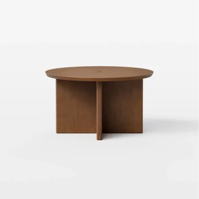 Round Pillar Coffee Table