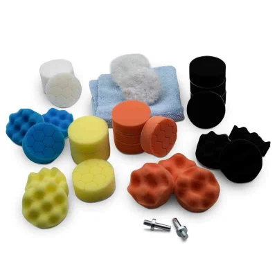 AREA52 Polierpad Allround Set 75mm mit Tuch