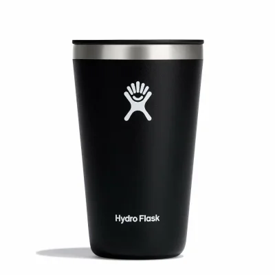 All Around Tmblr Press-In Lid Black - 16 oz