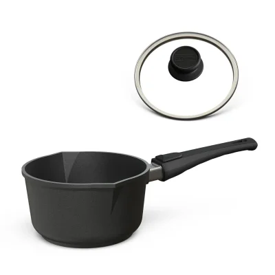 Stieltopf mit 2 Ausgießern, Ø 18 cm I Deckel optional