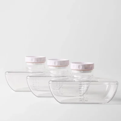 Perifit Pump | Breast Milk Storage Bottles (Pack of 3)