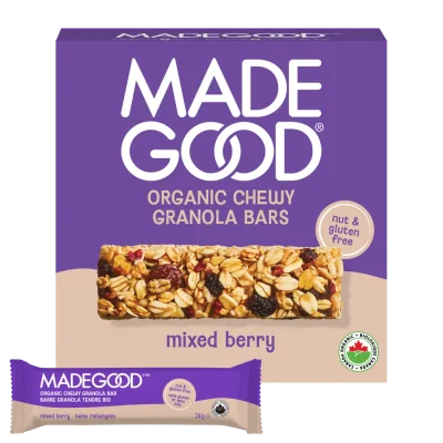 Mixed Berry Granola Bars
