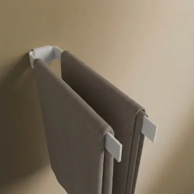 Handtuchhalter zweiarmig Weiß