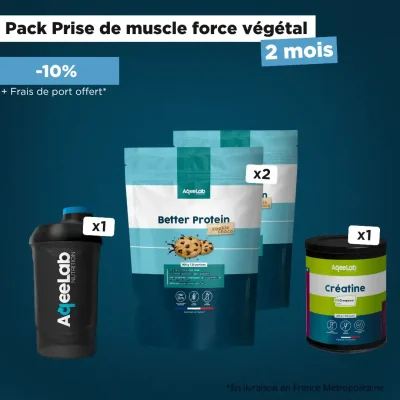 Pack Prise de muscle Force Végétal