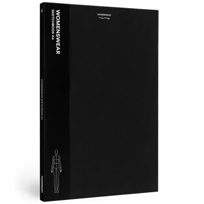 Womenswear Sketchbook A4 Black