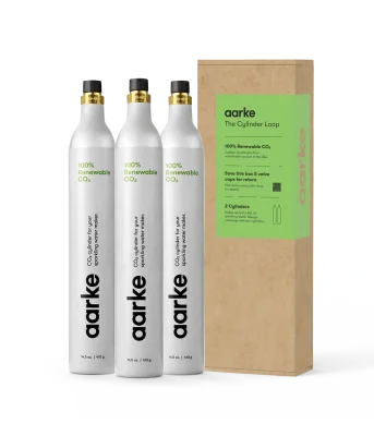 3 Aarke CO2 Cylinders & Exchange Box