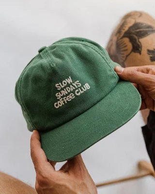 Slow Sundays Cotton 5 Panel - Green
