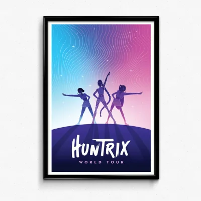 Huntrix World Tour Poster