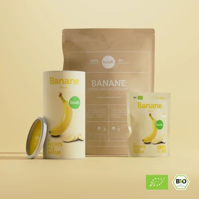 Gefriergetrocknete Bio Bananen