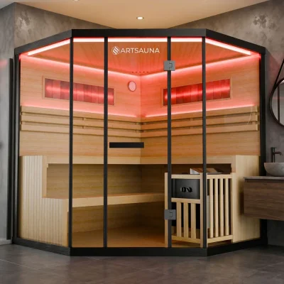 Indoor Sauna Vantaa 180 - Salzstein