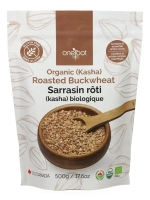 Organic Roasted Buckwheat Kasha - 500g (17.6oz)