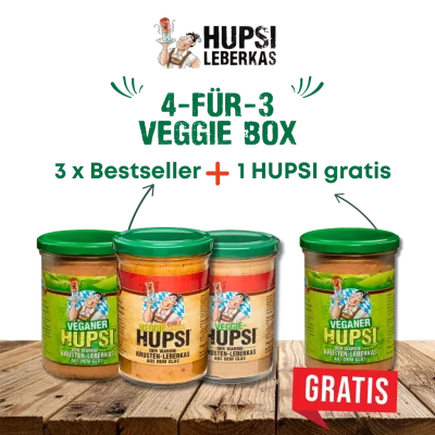 HUPSI 4-für-3 Veggie Box