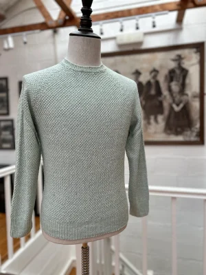 Moss Stitch Raglan Sweater