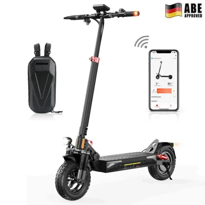 isinwheel T4 Offroad-E-Scooter Mit Straßenzulassung 1000W Motor 70KM Reichweite (ABE,eKFV)