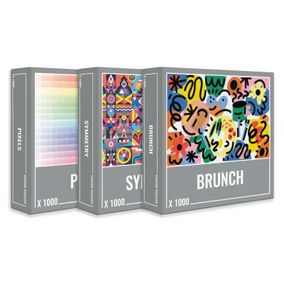 Abstract Puzzle Bundle (3 x 1000 Piece Puzzles)