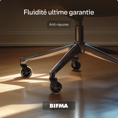 Roulettes de chaise premium