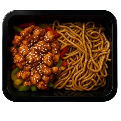 Korean Kip BBQ Noodles