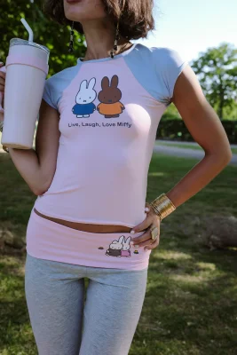 Miffy x Daisy St. Live Laugh Love Baby Tee