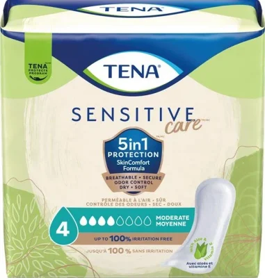 TENA Women's Sensitive Care Moderate Pads