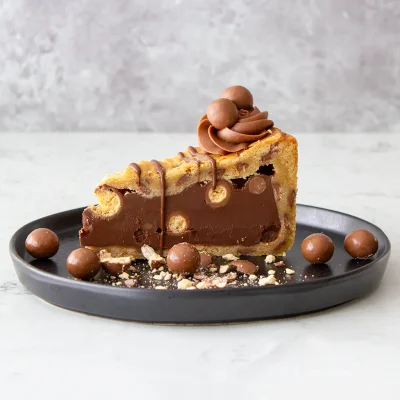 Malteser Cookie Pie Slice