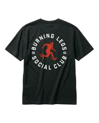 Burning Legs Social Club - Oversize T-Shirt - Black