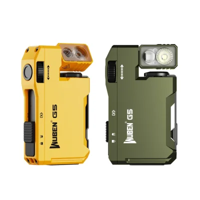 WUBEN G5 gelbe (Bundle) EDC-Lampe 400 Lumen