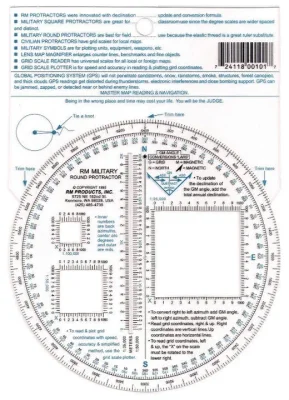 RM Map Protractors