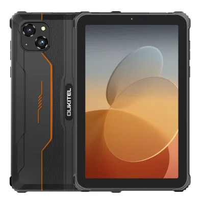 OUKITEL RT3 Pro 4G RuggedTablet 8-inch 5150mAh Big Battery 16MP Camera Android 14 (4GB+128GB NFC)