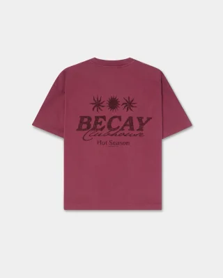 Club House T-Shirt Burgundy