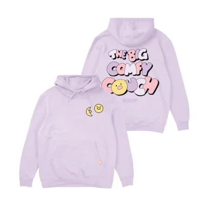 Big Comfy Couch Sun & Moon Hoodie - Lilac