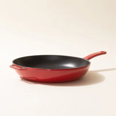Enamelled Cast Iron Skillet