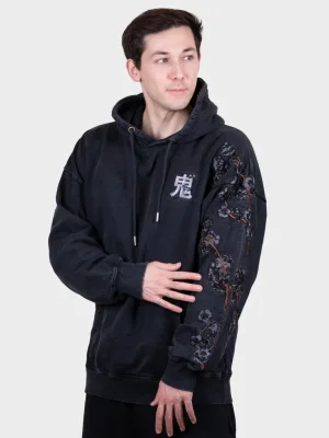 Hoodie Black Sakura