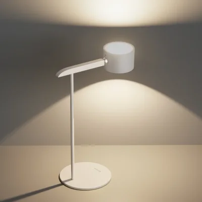 Desk Lamp Stand - White