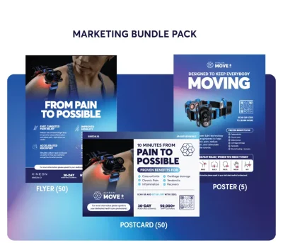 MOVE+ Marketing Starter Kit (150 Print Materials)