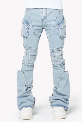 Aqua Blue Coffin Arc Denim