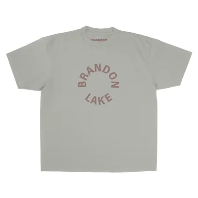 Lake Circle Tee - Olive Grey