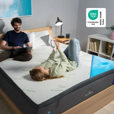 Premium Plus Komfort Topper - Matratzen-Topper mit Gel-Memory-Schaum
