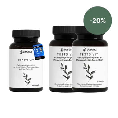 Man Vital Bundle –  2x Testo Vit & Prosta Vit