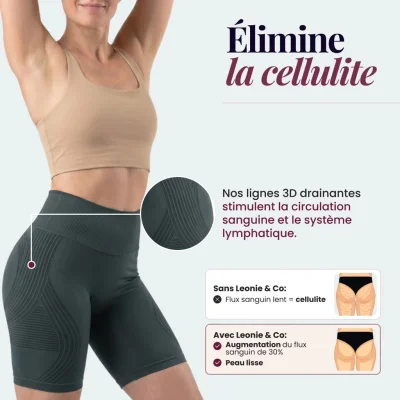 Short 3D | Gris Foncé