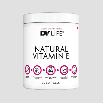 Natural Vitamin E DY Life, 30 Softgels, 30 Servings