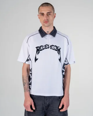 POLO CAMO EN MAILLE [NOIR]