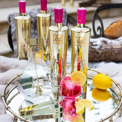 Au Vodka Pink Lemonade 750ml