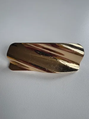 Échantillon - Barrette métallique or Ludi