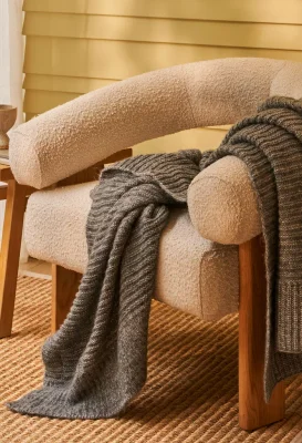 Melange Knit Blanket