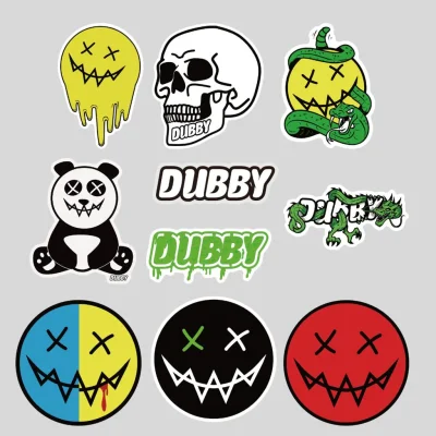 Dubby Decal Sticker Kit 10pc