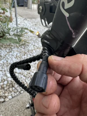 Headlight extension wire