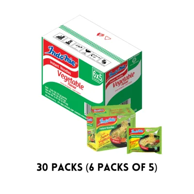 Indomie Vegetable Flavor Instant Noodles - 30 Pack